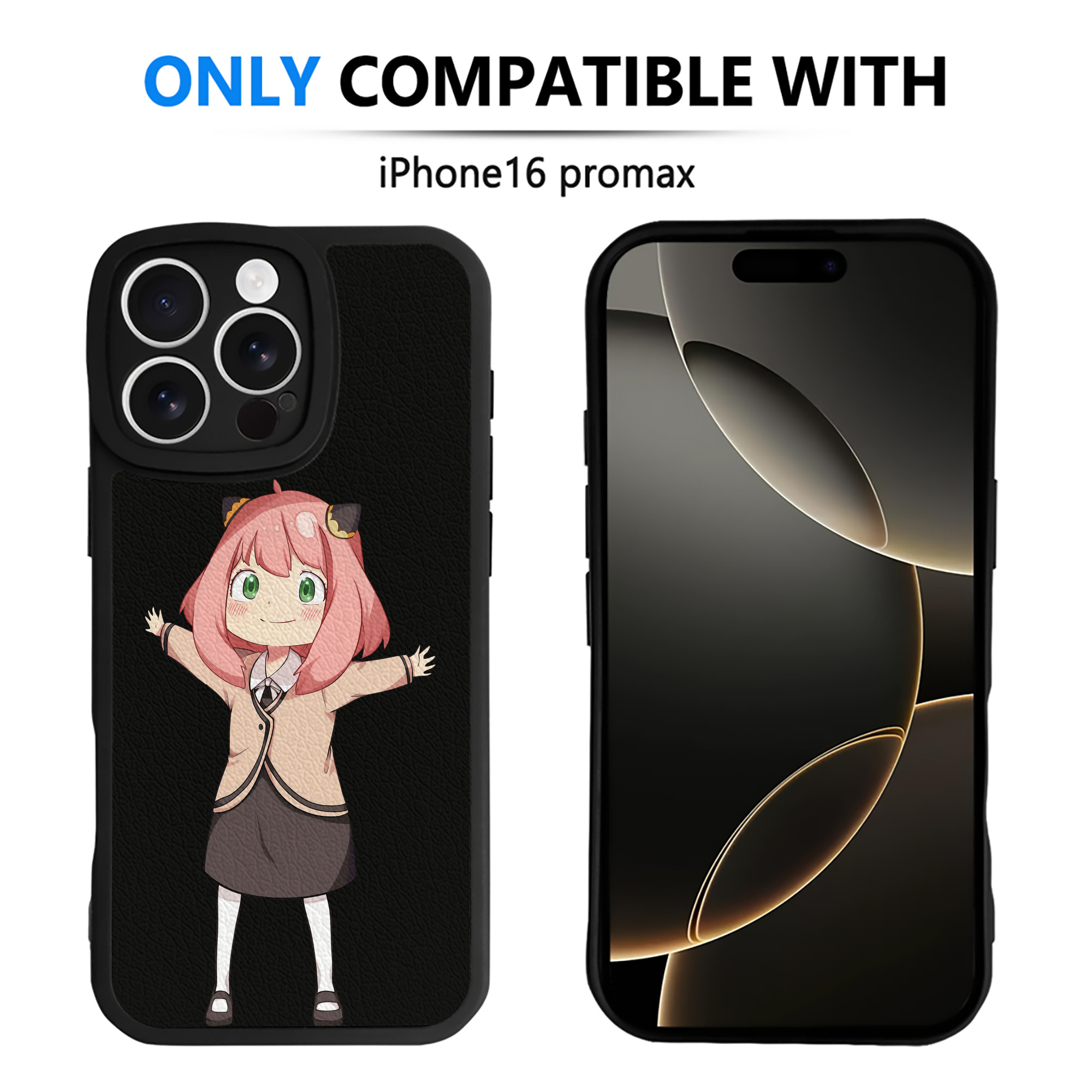 （画像用） SPY×FAMILY间谍家家酒 【iPhone 16シリーズ対応】シリコンスマホケース（レザー調） 材質：シリコン
